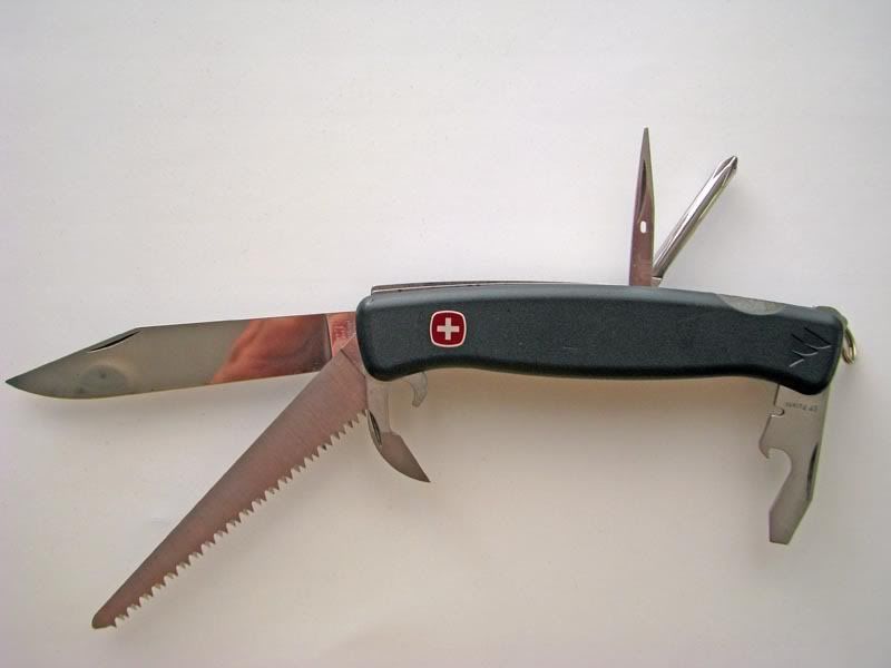 A few Wenger 120mm knives. Swiss Army Knights Forum